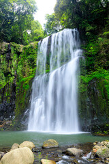 Fototapeta premium 夏の桜滝 大分県日田市 Sakuradaki Falls in summer. Ooita-ken Hita city.