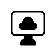 computer glyph icon