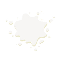 milk packing, glass of milk on white,dairy products background. Icon,Vector,illustration cartoon style.