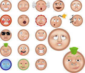 emoticons icon set