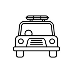 Highway Police icon in vector. Logotype