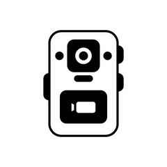 Bodycam icon in vector. Logotype