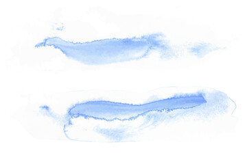 Monochrome, blue, white, watercolor texture. Soft gradient shades.