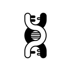DNA icon in vector. Logotype
