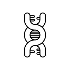 DNA icon in vector. Logotype