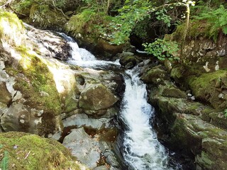 Aira Force Waterfall  Lake District UK