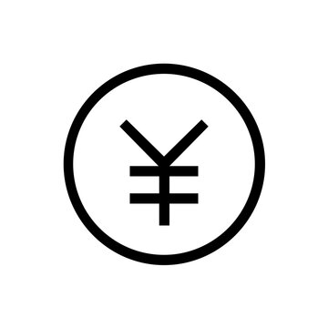 recommend clip art: yen line icon