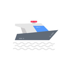 Speed Boat icon in vector. Logotype