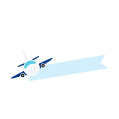 Fototapeta premium International travel by passenger plane, shipping by plane