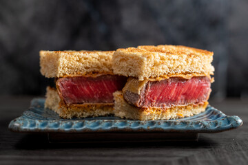 Wagyu beef katsu sando