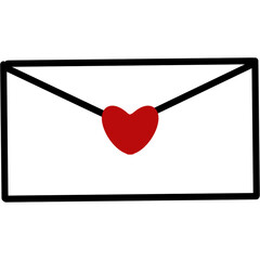 heart with envelope
