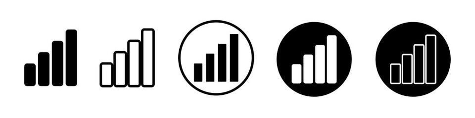Data statistic concept. Vector icon diagram illustration. Financial stats symbol.