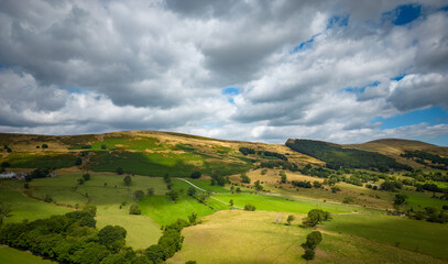 Naklejka premium Hope Valley in the Peak District National Park - travel photography