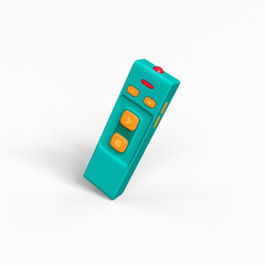 Laser presentation pointer icon isolated 3d render illustration