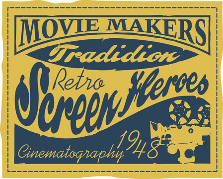 Movie makers. Retro Screen Heroes