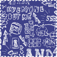 Colorful chess print design. Modern art.