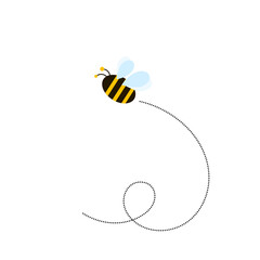 Different bee and honeycomb vector and icon