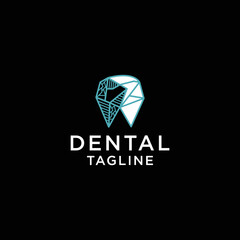 Dental logo icon vector image