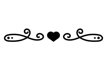 ornamental heart divider
