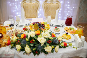wedding table setting
