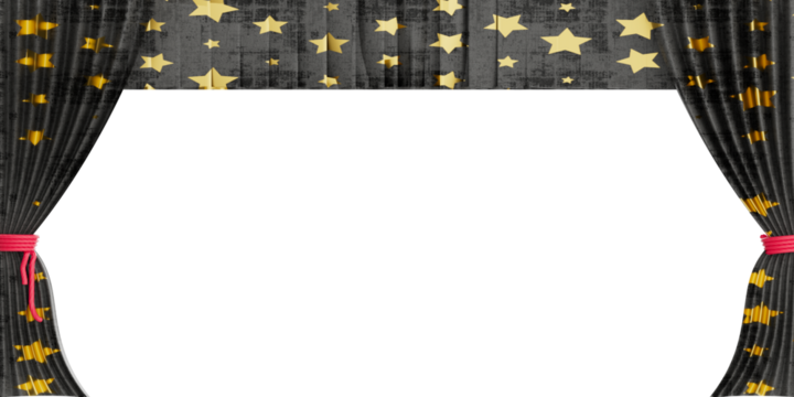 stage concept, play, curtain