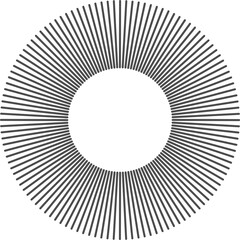 Sun rays icon, shine and burst line