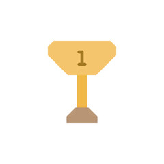 trophy vector for website symbol icon presentation
