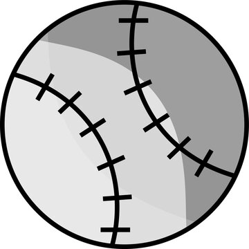baseball design illustration isolated on transparent background