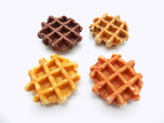 四つの色のワッフル