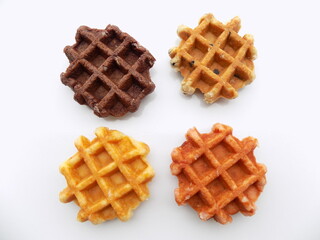 四つの色のワッフル