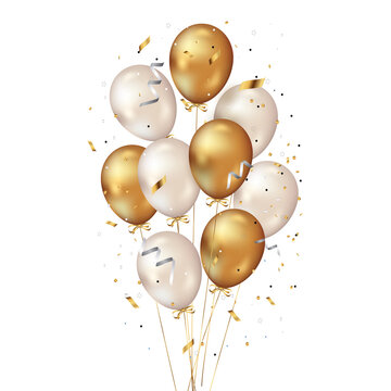 Fototapeta Luxury Birthday Decoration Balloons 