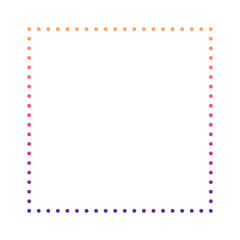 dotted geometric frame
