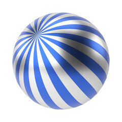 Colorful christmas ball. 3D decoration.