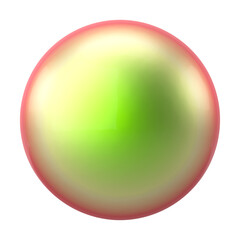 Colorful christmas ball. 3D decoration.