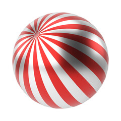 Colorful christmas ball. 3D decoration.