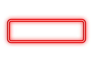 rectangle neon light banner
