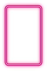 round rectangle neon frame
