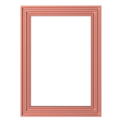 Obraz premium 3D frame. Portrait frame. 3D illustration.