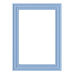 Fototapeta premium 3D frame. Portrait frame. 3D illustration.