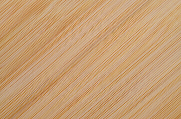 Pattern of Bamboo products that have been processed into trays for use in the kitchen. Wooden texture. Nature bamboo board for design backdrop wallpaper tiled floor. Japanese style.