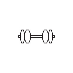 dumbbell vector for website symbol icon presentation