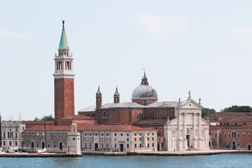 Fototapeta na wymiar Church of San Giorgio Maggiore Island Venice Photograph