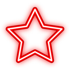 star neon light frame
