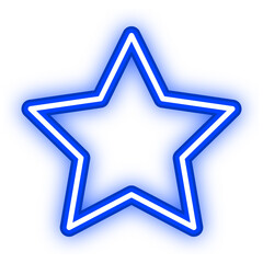 star neon light frame
