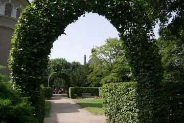 Fototapeta na wymiar Schlossgarten Styrum in Mülheim an der Ruhr