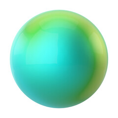 Colorful christmas ball. 3D decoration.