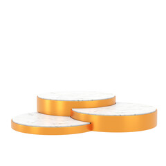 Product display design. 3D element.