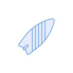surf board vector for website symbol icon presentation