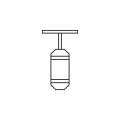 boxing bag vector for website symbol icon presentation