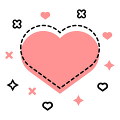 heart sale labels
